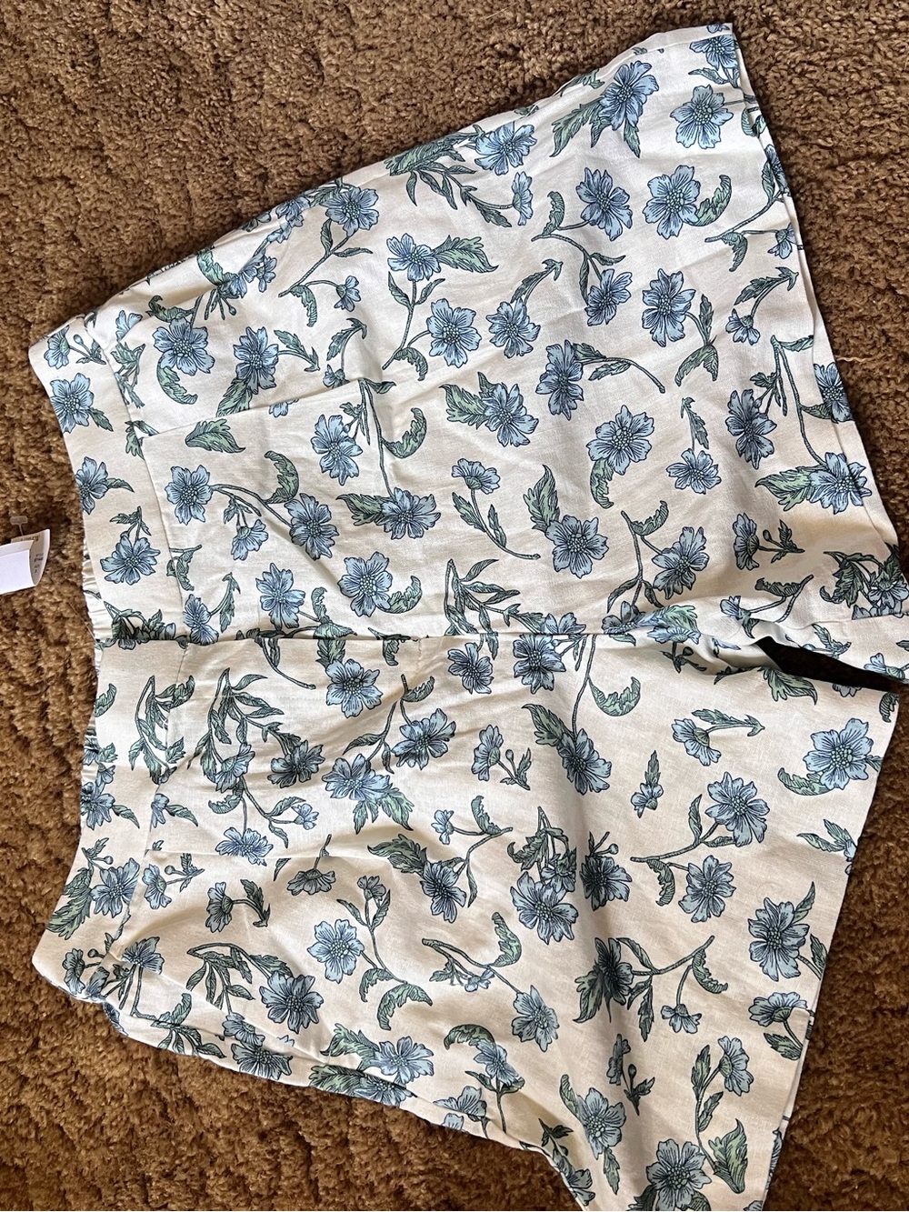 J. Crew Factory Cream Floral Print Women’s Shorts